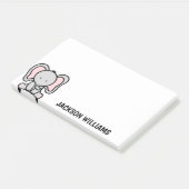 Mooie Olifant Persoonlijke Naam Post-it Notities Post-it® Notes (Schuin)