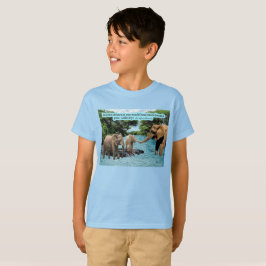 Mooie Olifant Schrift Luke 6:31 T-shirt