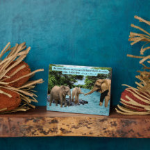 Mooie Olifant Schrift Plaque Luke 6:31