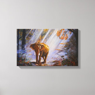 Mooie olifant | Zazzle_Growshop. Canvas Afdruk