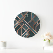 Mooie Olive Green Marble  Grote Klok (Huis)