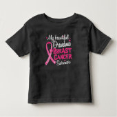 Mooie oma Breast Cancer Survivor Kinder Shirts (Voorkant)