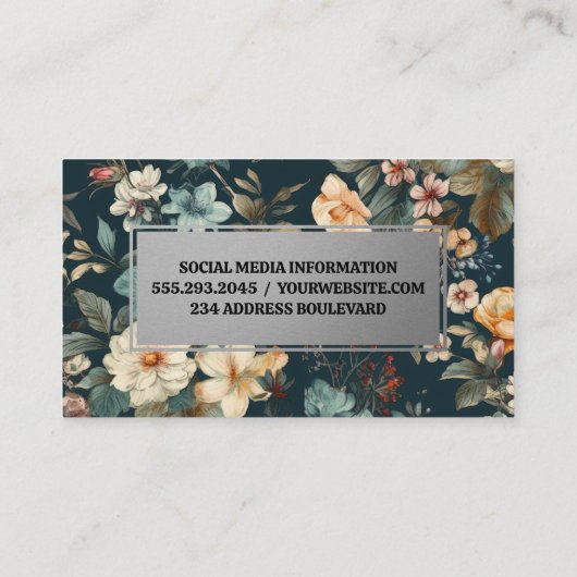 Mooie ondergrond visitekaartje (Achterkant)