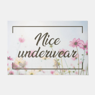 Mooie onderkleding deurmat