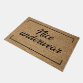 Mooie onderkleding deurmat (Schuin)