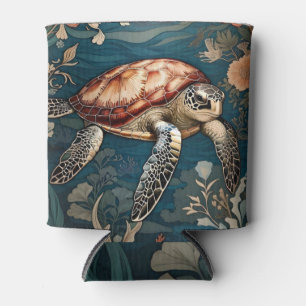 Mooie Onderwater Zee Schildpad Blikjeskoeler