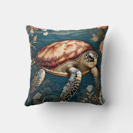 Mooie Onderwater Zee Schildpad Kussen