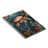 Mooie Onderwater Zee Schildpad Notitieboek (Rechterzijde)