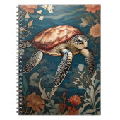 Mooie Onderwater Zee Schildpad Notitieboek (Voorkant)