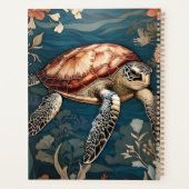 Mooie Onderwater Zee Schildpad Planner (Achterkant)
