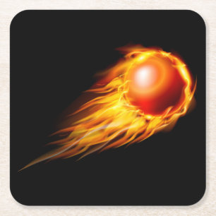 Mooie Onderzetters set van Fire Ball
