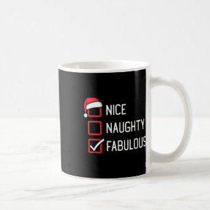 Mooie ondeugende lijst Fabulous Christmas Koffiemok