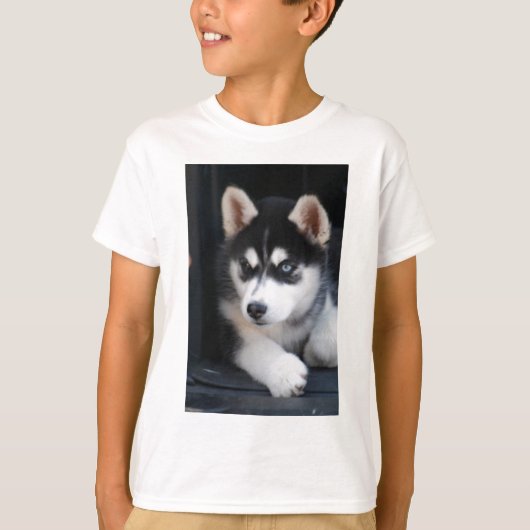 Mooie one Blue Eye Siberian Husky 2 T-shirt (Voorkant)