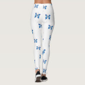 Mooie oneindigheid blauwe vlinders: symbool van LO Leggings (Achterkant)