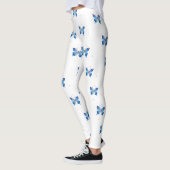 Mooie oneindigheid blauwe vlinders: symbool van LO Leggings (Links)