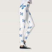 Mooie oneindigheid blauwe vlinders: symbool van LO Leggings (Rechts)