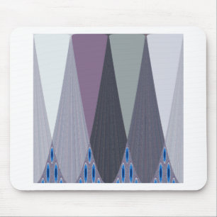 Mooie ongelofelijke Chevron Design Kunstprint Muismat