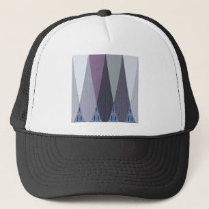 Mooie ongelofelijke Chevron Design Kunstprint Trucker Pet