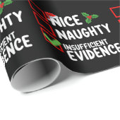 Mooie ontoereikende kerstlijst cadeaupapier (Rol Hoek)