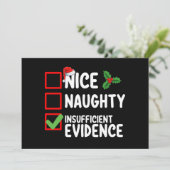 Mooie ontoereikende kerstlijst kaart (Staand voorkant)