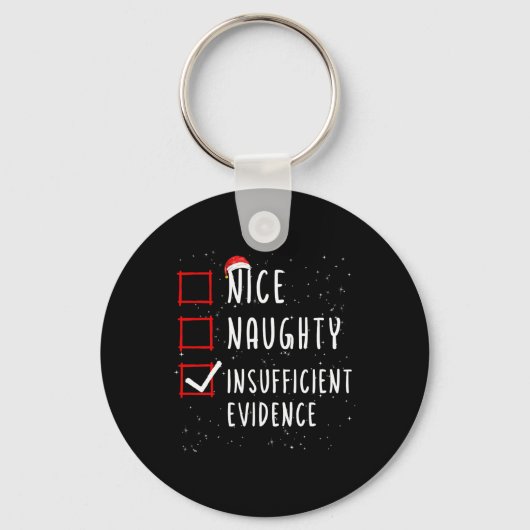 Mooie ontoereikende kerstlijst sleutelhanger (Voorkant)