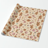 mooie ontwerp cadeaupapier (Uitgerold)