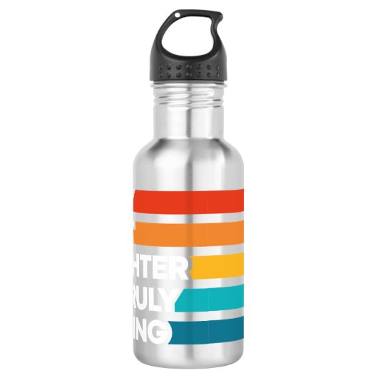 Mooie ontwerpexpressietekst voor Moederdag Waterfles (Voorkant)