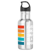 Mooie ontwerpexpressietekst voor Moederdag Waterfles (Achterkant)