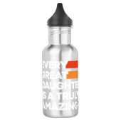 Mooie ontwerpexpressietekst voor Moederdag Waterfles (Links)