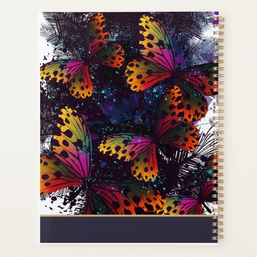 Mooie ontwerpplank voor vlinder planner (Achterkant)