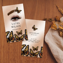 Mooie Oogmonoarch Butterfly zweert make-up Visitekaartje