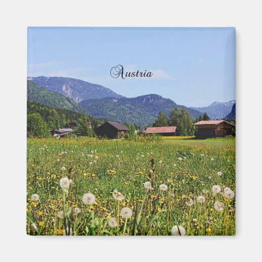 Mooie Oostenrijk Magneet (Voorkant)