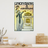 Mooie Oostenrijkse Jugendstil Art Nouveau Poster (Keuken)