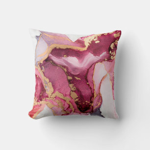 Mooie oosterse achtergrond. Fluid art, alcohol  Kussen