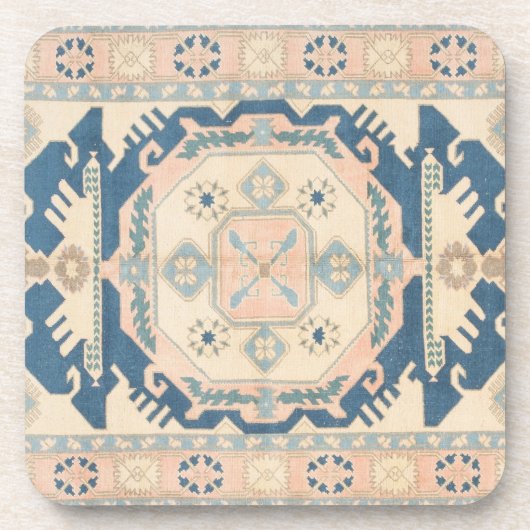 Mooie Oosterse Antiek Kilim Rug Bier Onderzetter (Voorkant)