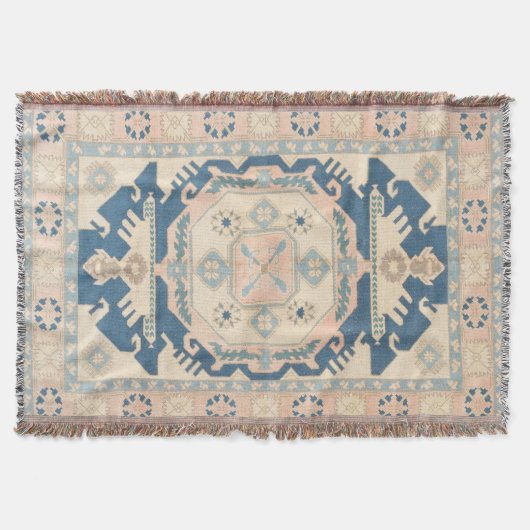 Mooie Oosterse Antiek Kilim Rug Deken (Voorkant)