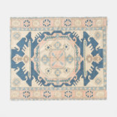 Mooie Oosterse Antiek Kilim Rug Fleece Deken (Voorkant (Horizontaal))