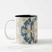 Mooie Oosterse Antiek Kilim Rug Tweekleurige Koffiemok (Links)