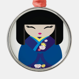 Mooie oosterse Chinese Japanse dollar Metalen Ornament