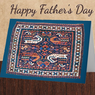 Mooie Oosterse Tapijt Ontwerp Vaderdagkaart Kaart