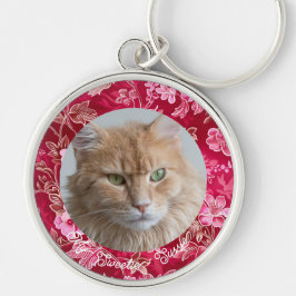 Mooie op maat gemaakte dier hond kat liefhebber fo sleutelhanger