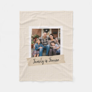 Mooie op maat gemaakte fototemplate cadeau fleece deken