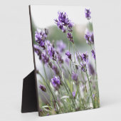 Mooie op maat gemaakte lentebloemen - lavendel fotoplaat (Zijkant)