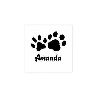 Mooie op maat gemaakte poot kat en hond rubberstempel