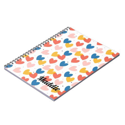 Mooie op maat gemaakte spiraal foto notebook met h notitieboek (Linkerzijde)