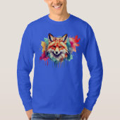 Mooie opbeurende Waterverf Fox T-shirt (Voorkant)