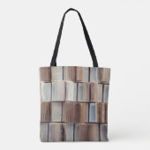 Mooie open boeken tote bag (Achterkant)
