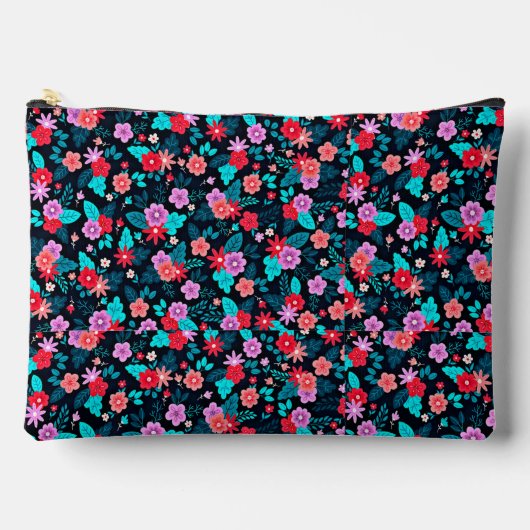 Mooie opstelling Ditsy Bloemenpatroon-56576 Etui (Voorkant)