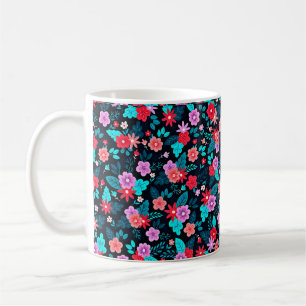 Mooie opstelling Ditsy Bloemenpatroon-56576 Koffiemok