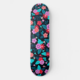 Mooie opstelling Ditsy Bloemenpatroon-56576 Persoonlijk Skateboard